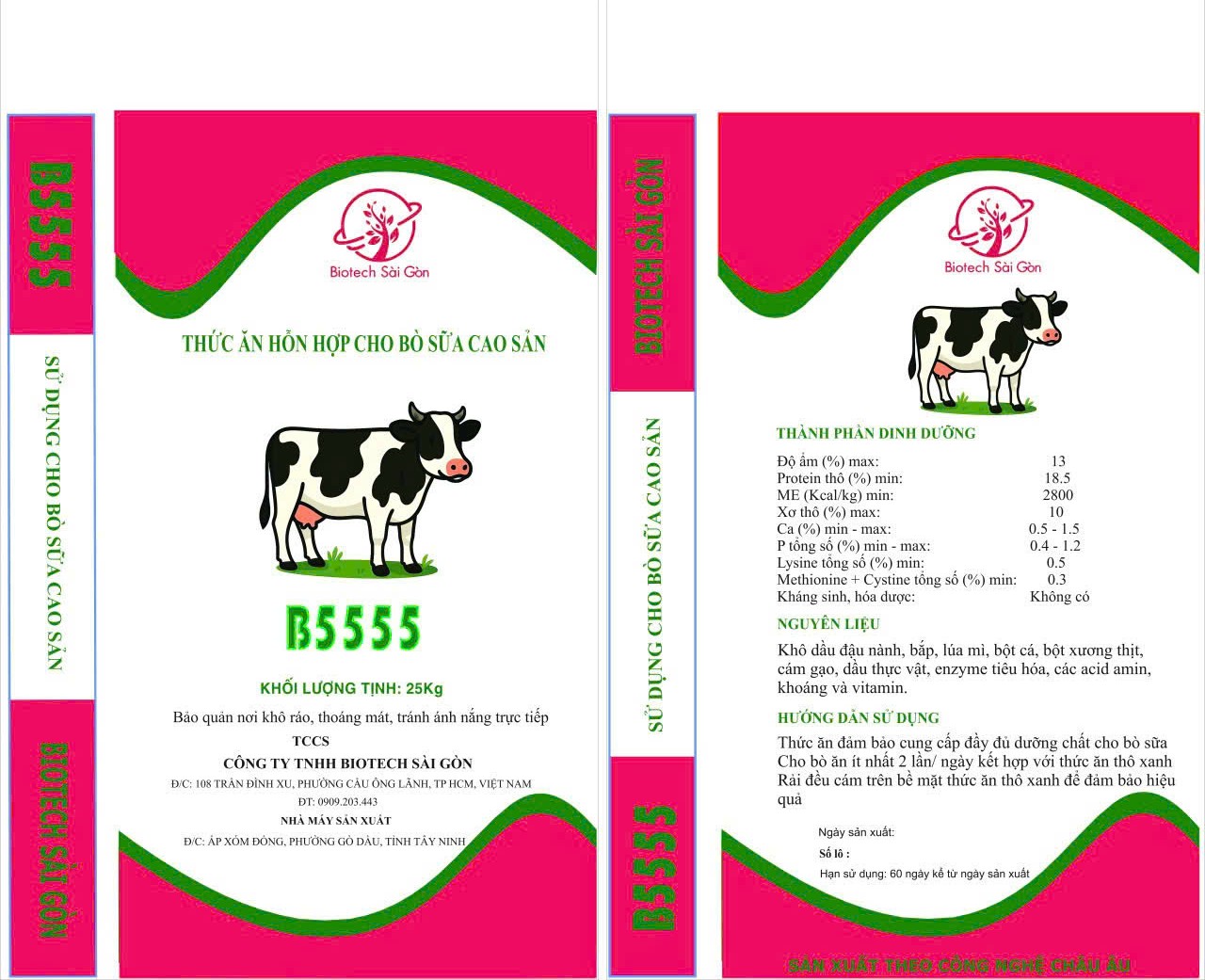 Thức ăn cho bò sữa - B5555